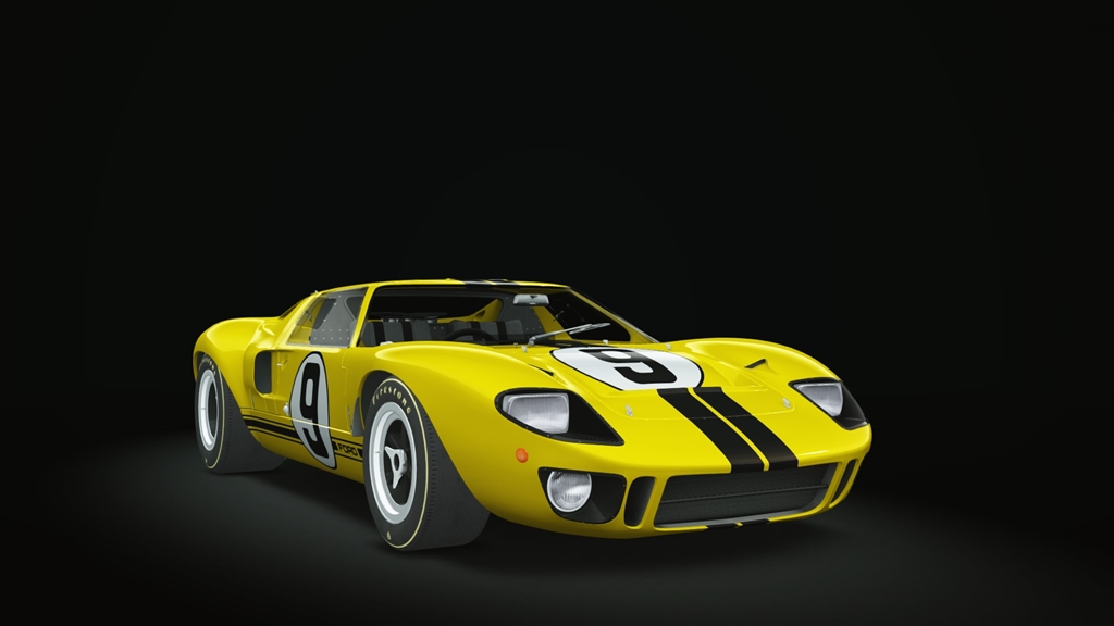 Gran Turismo, car, race cars, video games, race tracks, Ford, yellow,  yellow cars, Ford GT, Ford GT40, Gran Turismo 7, Polyphony Digital, simple  background, minimalism, road